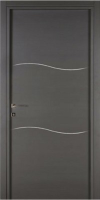  Porte d'intérieur stratifiée Actuality 1900 Anthracite LG18